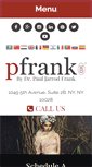 Mobile Screenshot of pfrankmd.com