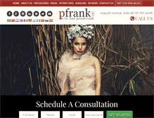 Tablet Screenshot of pfrankmd.com